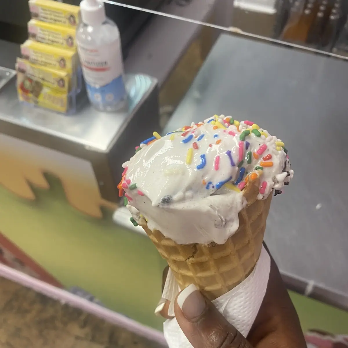 Chocolate Chip Ice Cream Cone