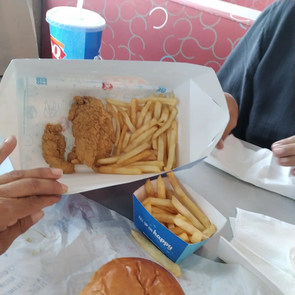 Burger and Chicken Basket Special