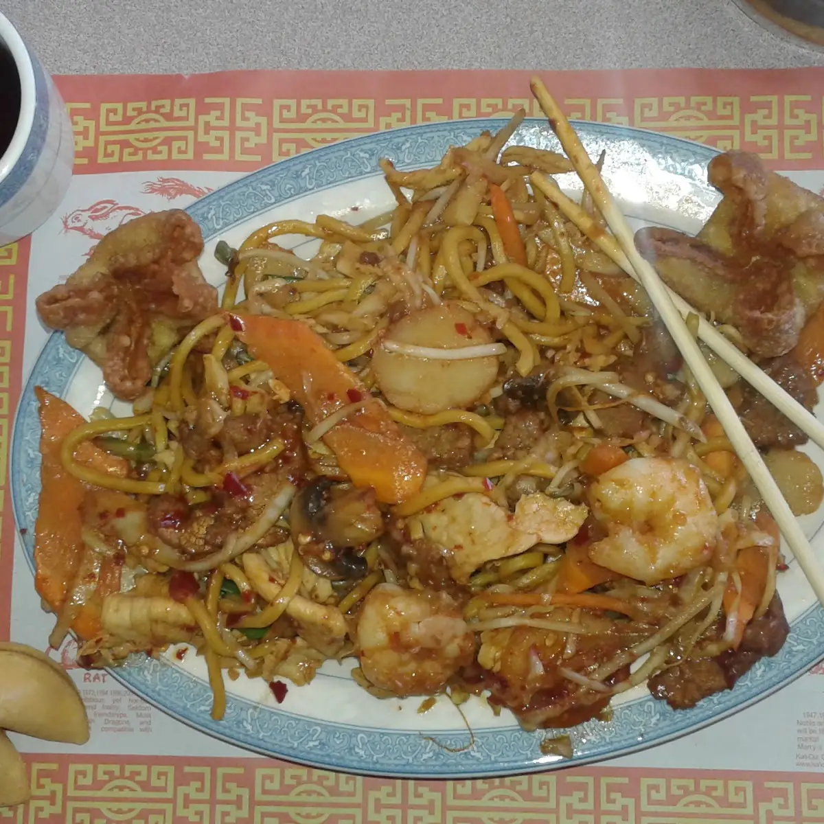 Combo Lo Mein Spicy