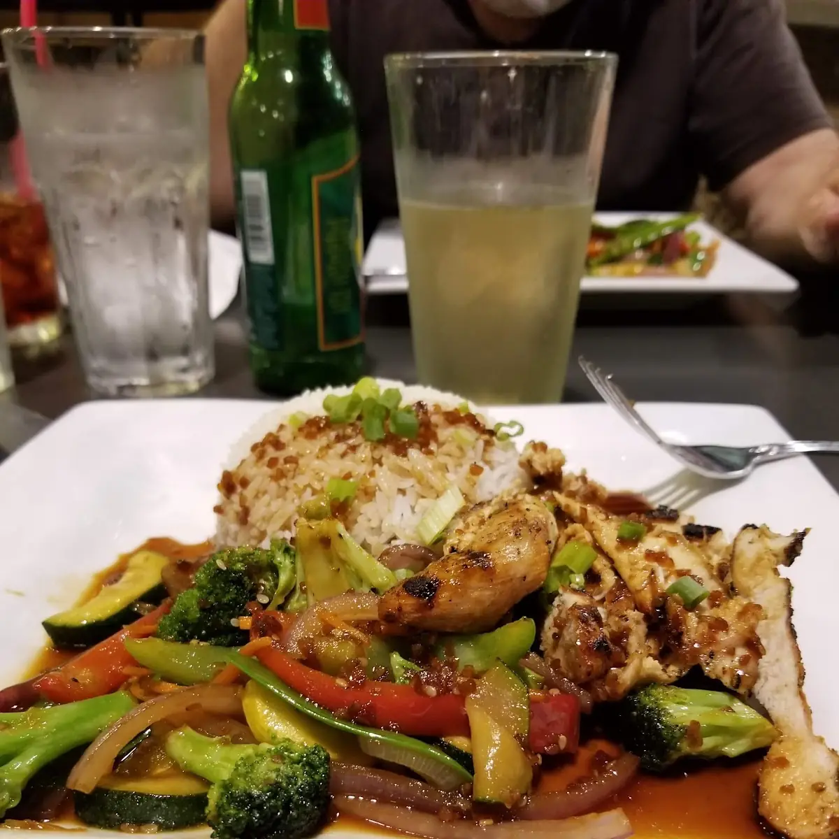 Teriyaki Chicken and Rice with Sauteed Vegetables