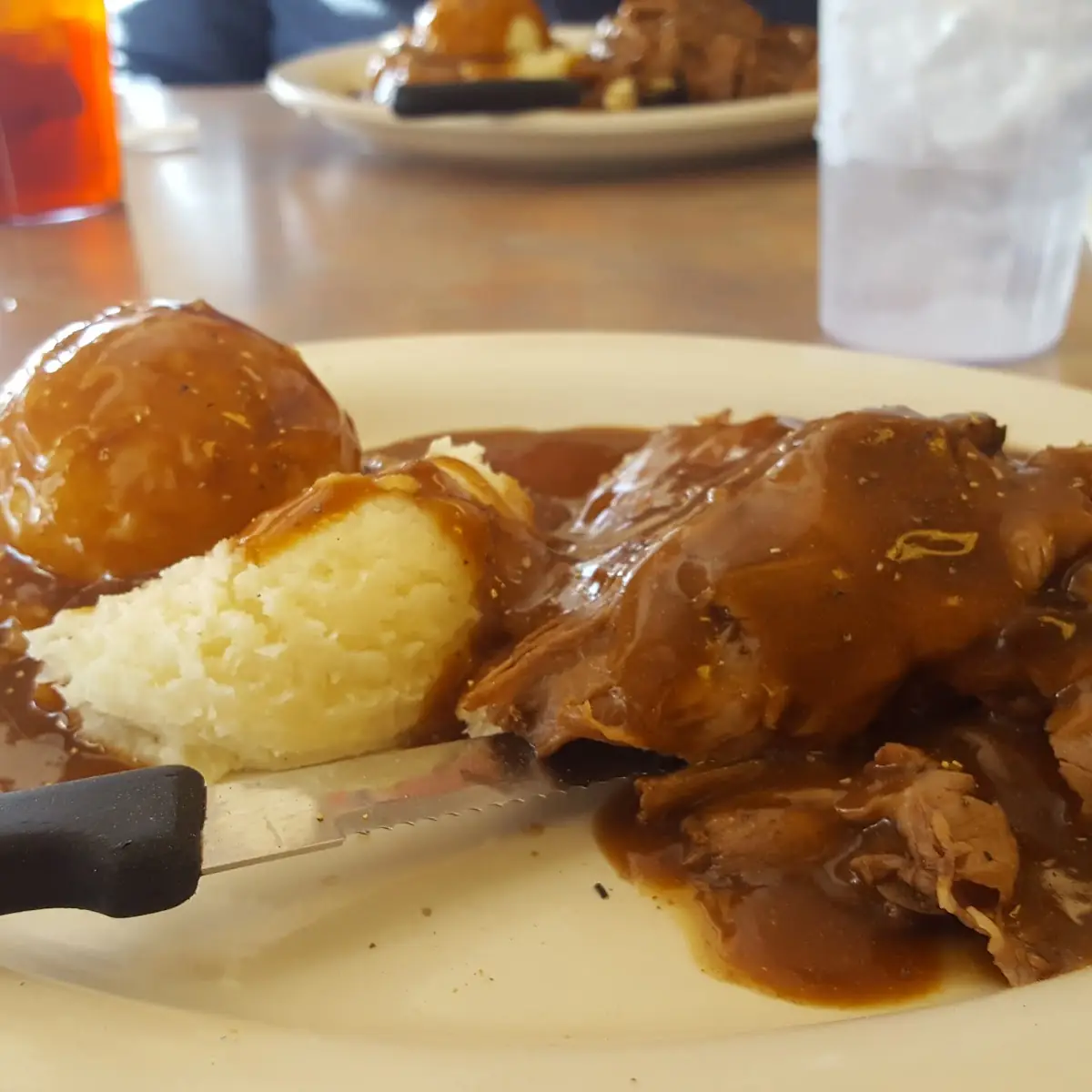 Open-Faced Roast Beef