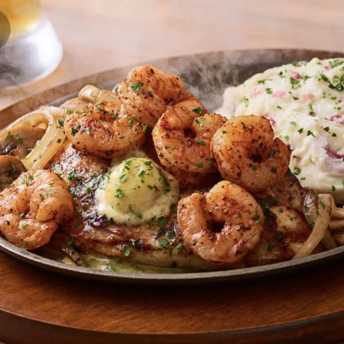 Shrimp 'N Parmesan Sirloin