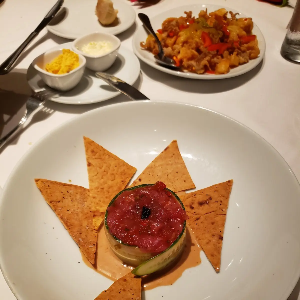 Ahi Tuna Poke Stack