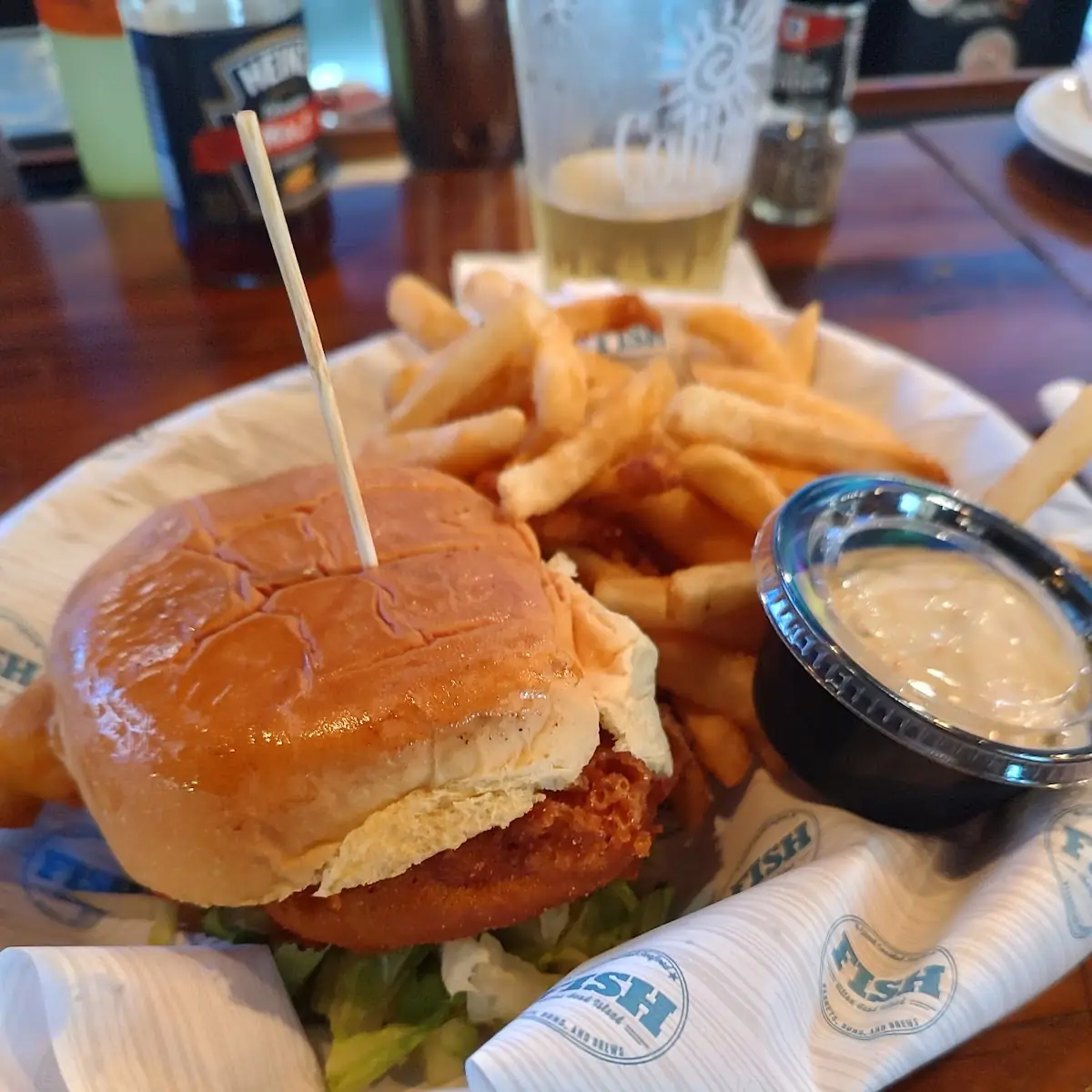 Crispy Cod Fish Sandwich