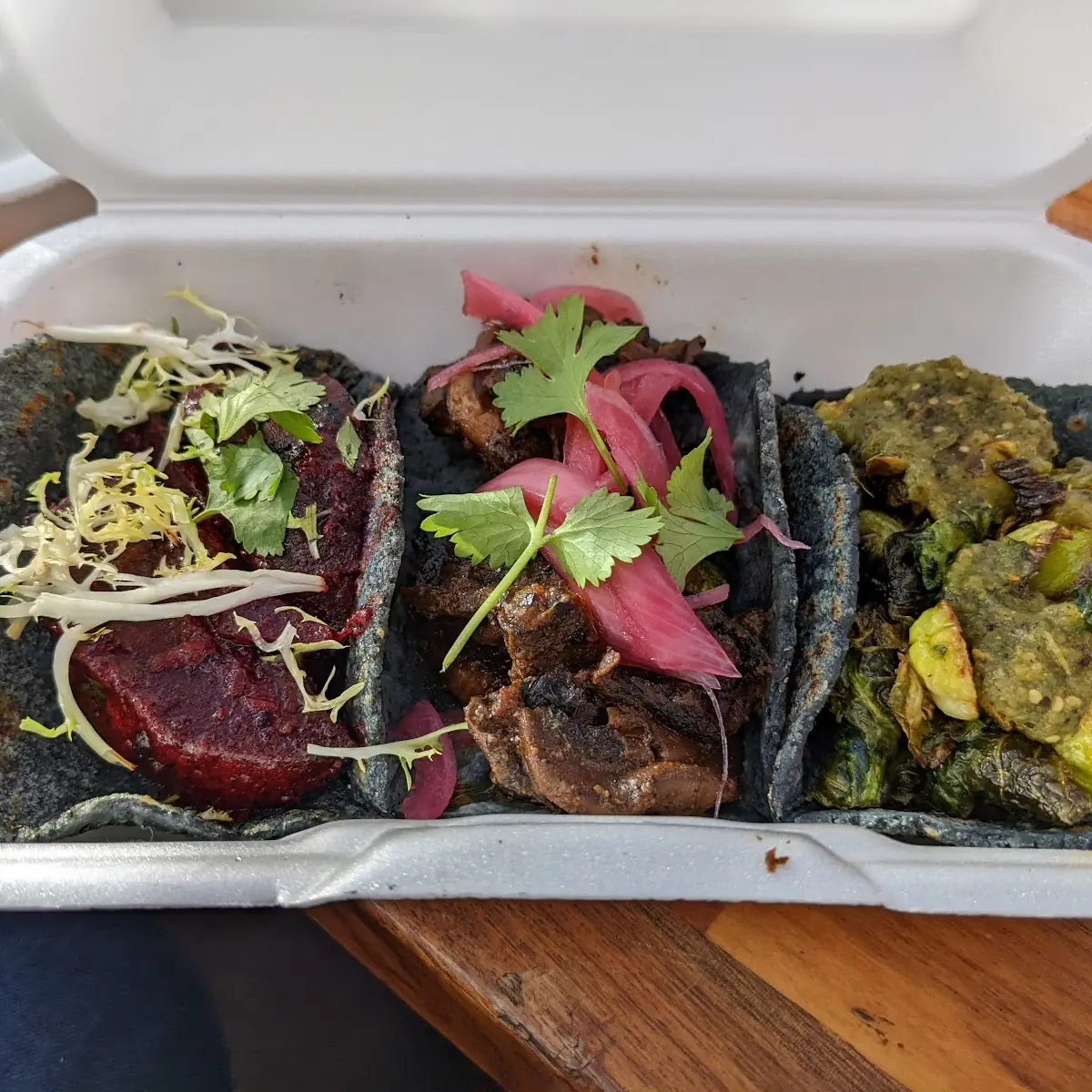 Vegan Taco Trio