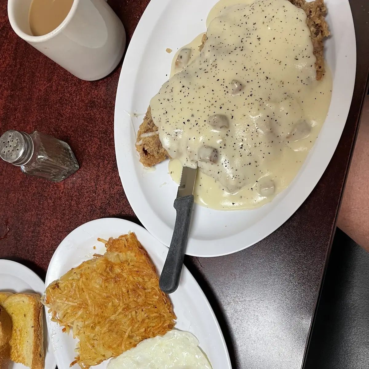 Chicken Fried Steak Omelette