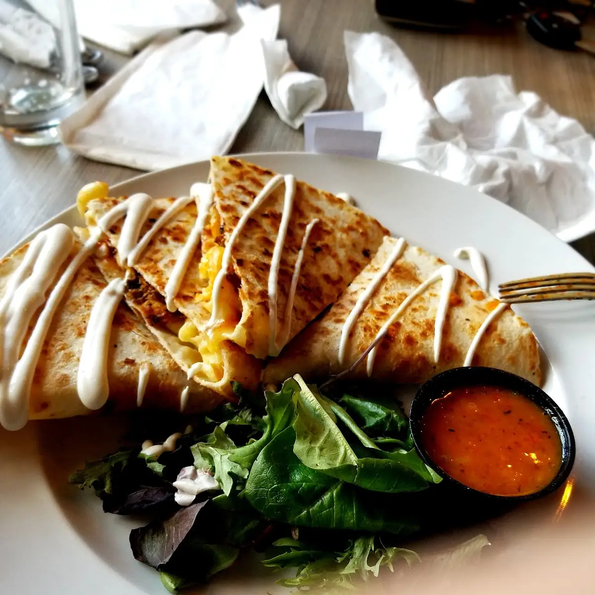 Southern Comfort Quesadilla