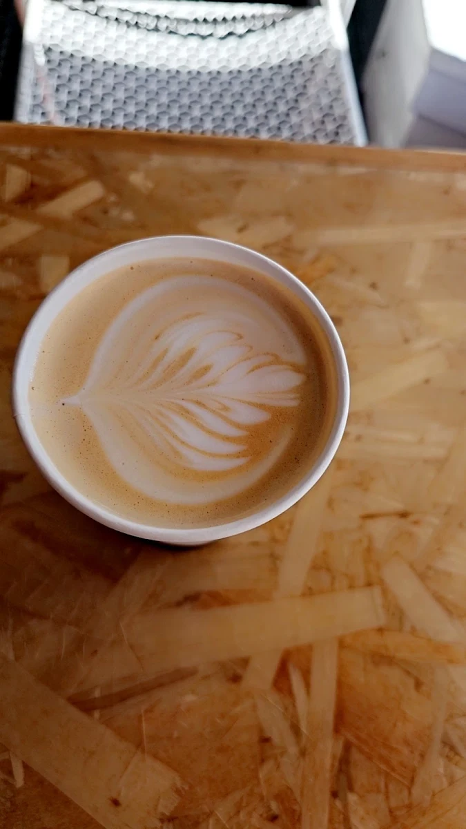 White Chocolate Lavender Latte