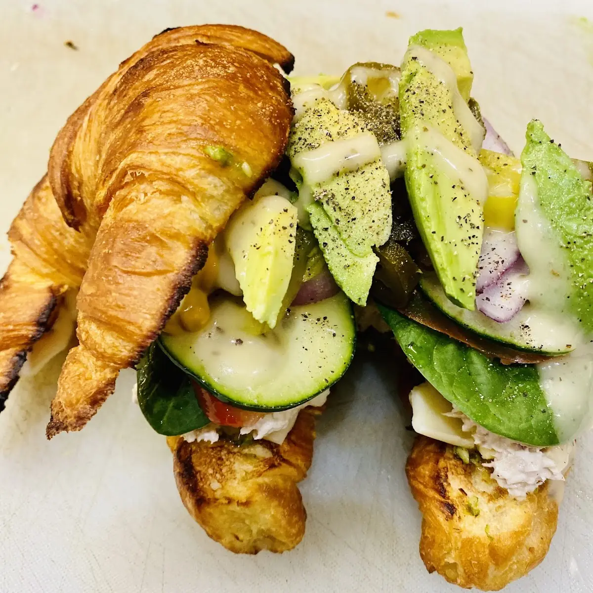 Ham Egg & Cheese Croissant