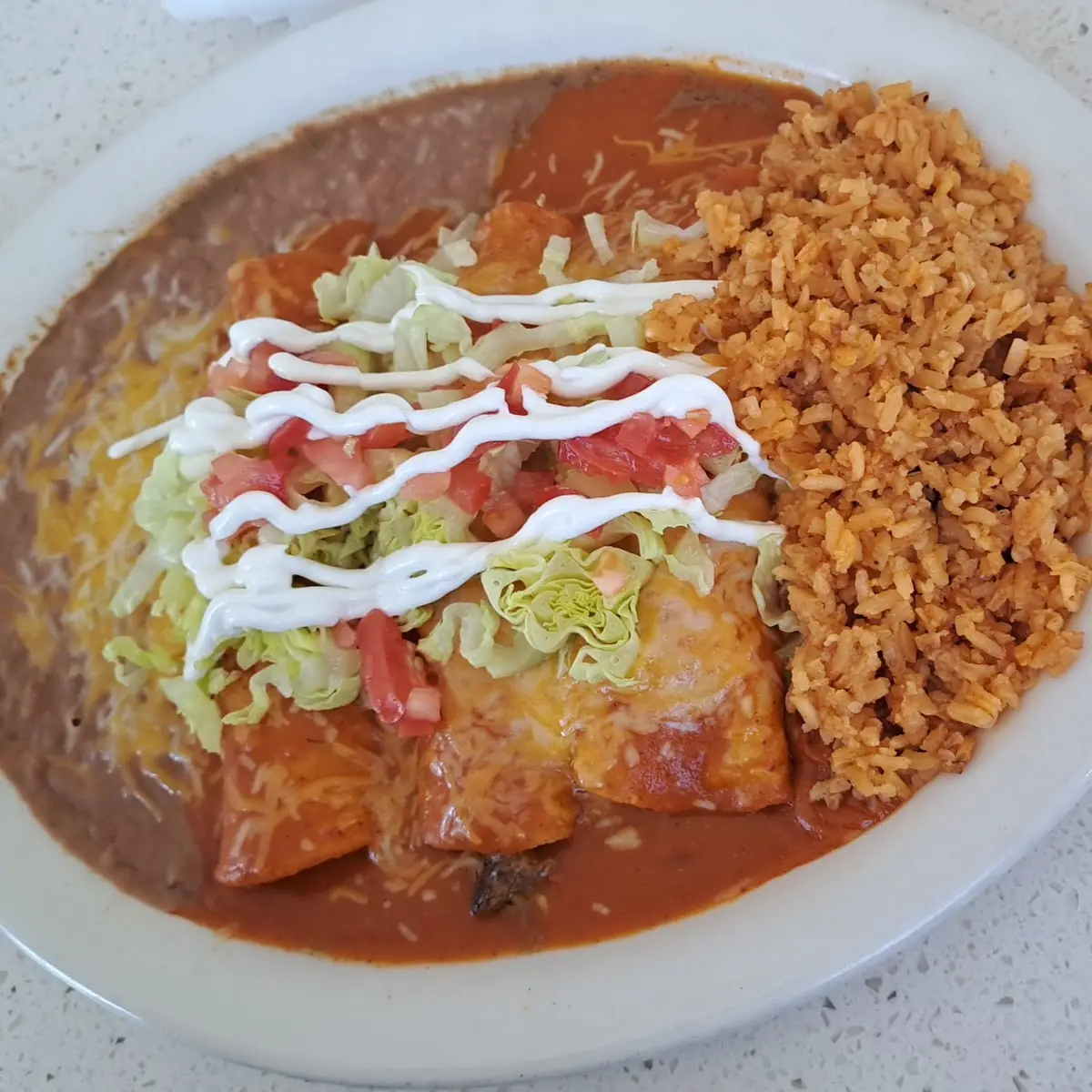 Enchilada Plate