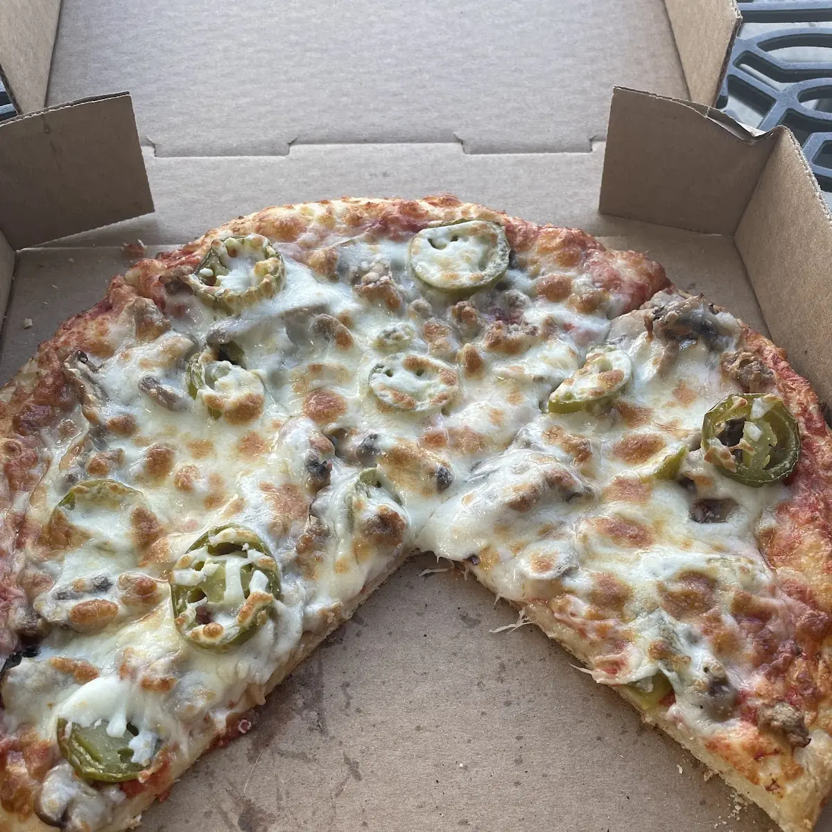 Sausage and Pepperoni Pizza