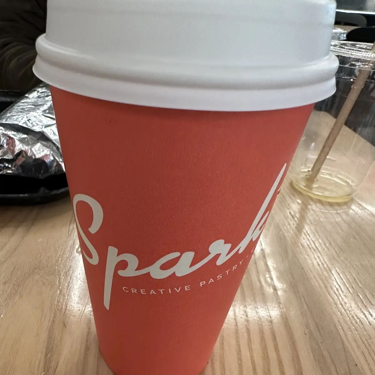 Latte Made with Oat Milk