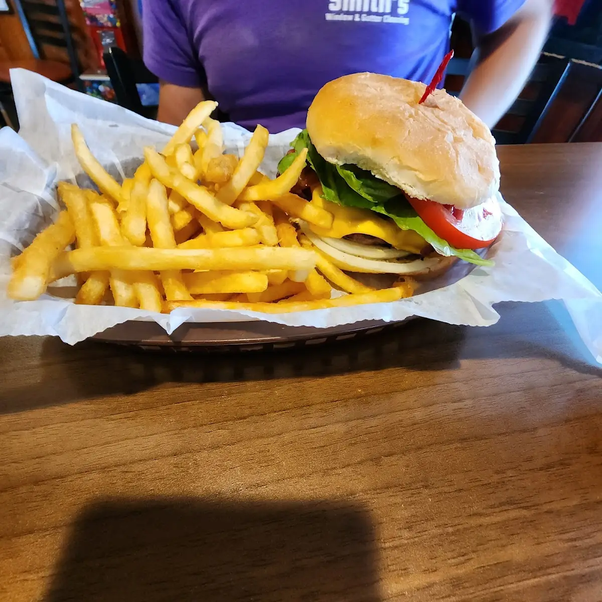 Cheeseburger and Fries