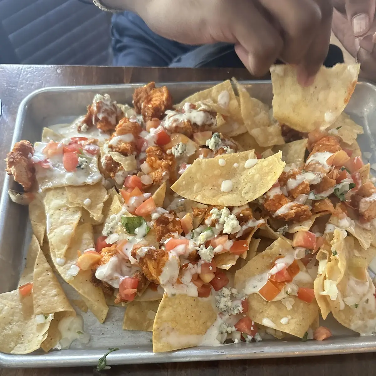 Buffalo Chicken Nachos