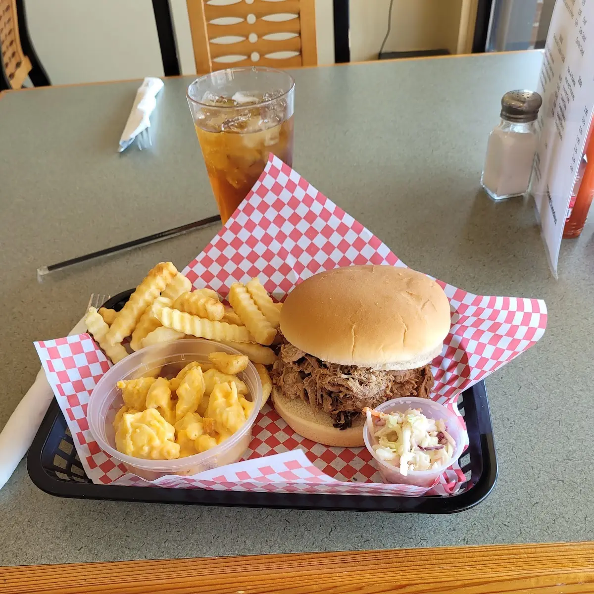 Large BBQ & Fries