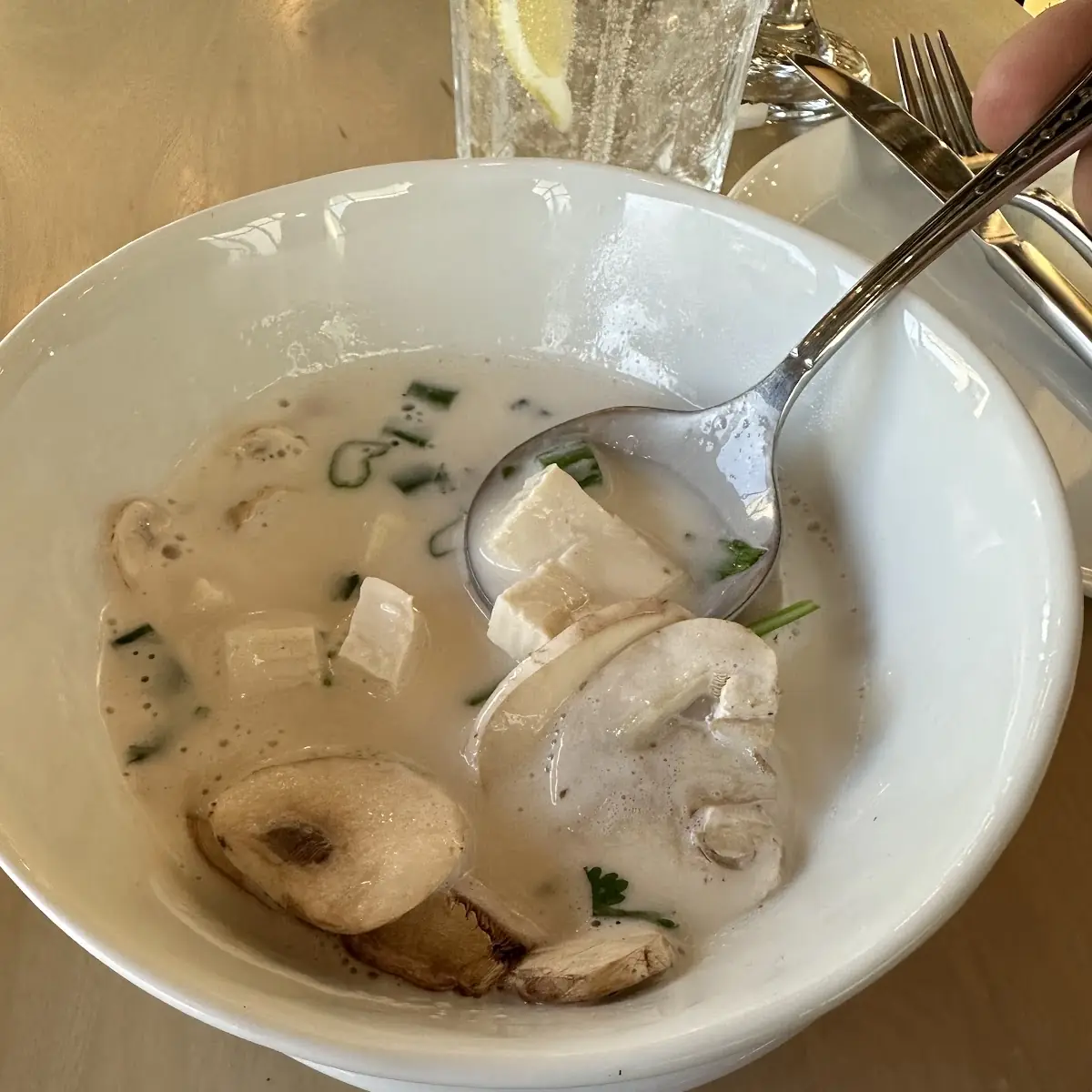 Tom Kha with Tofu