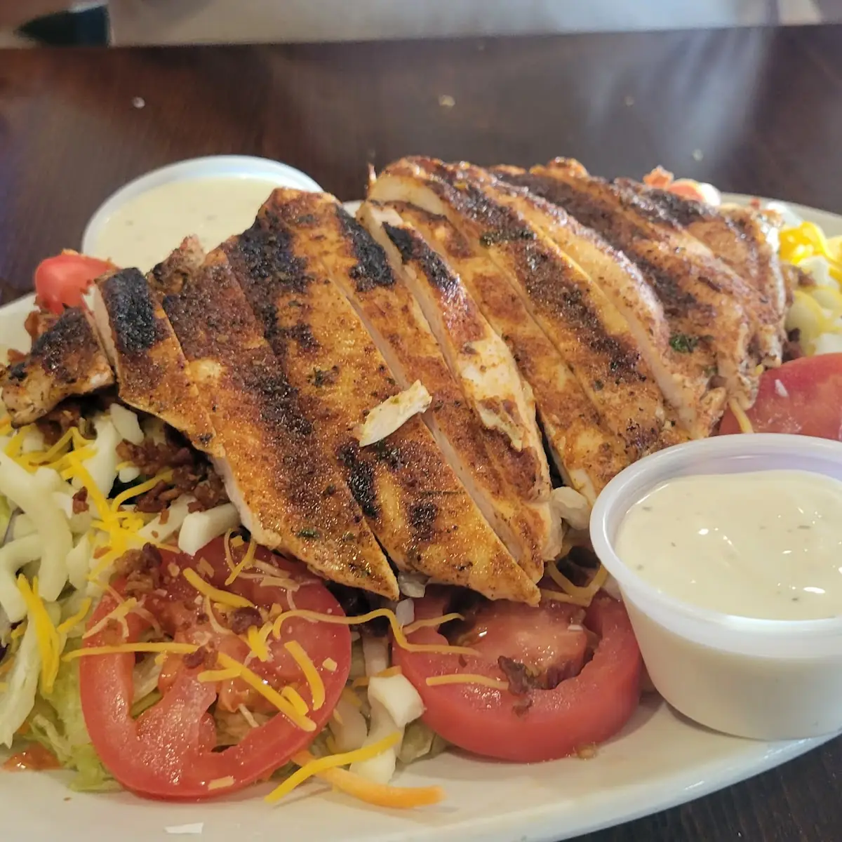 Fried Chicken Club Salad
