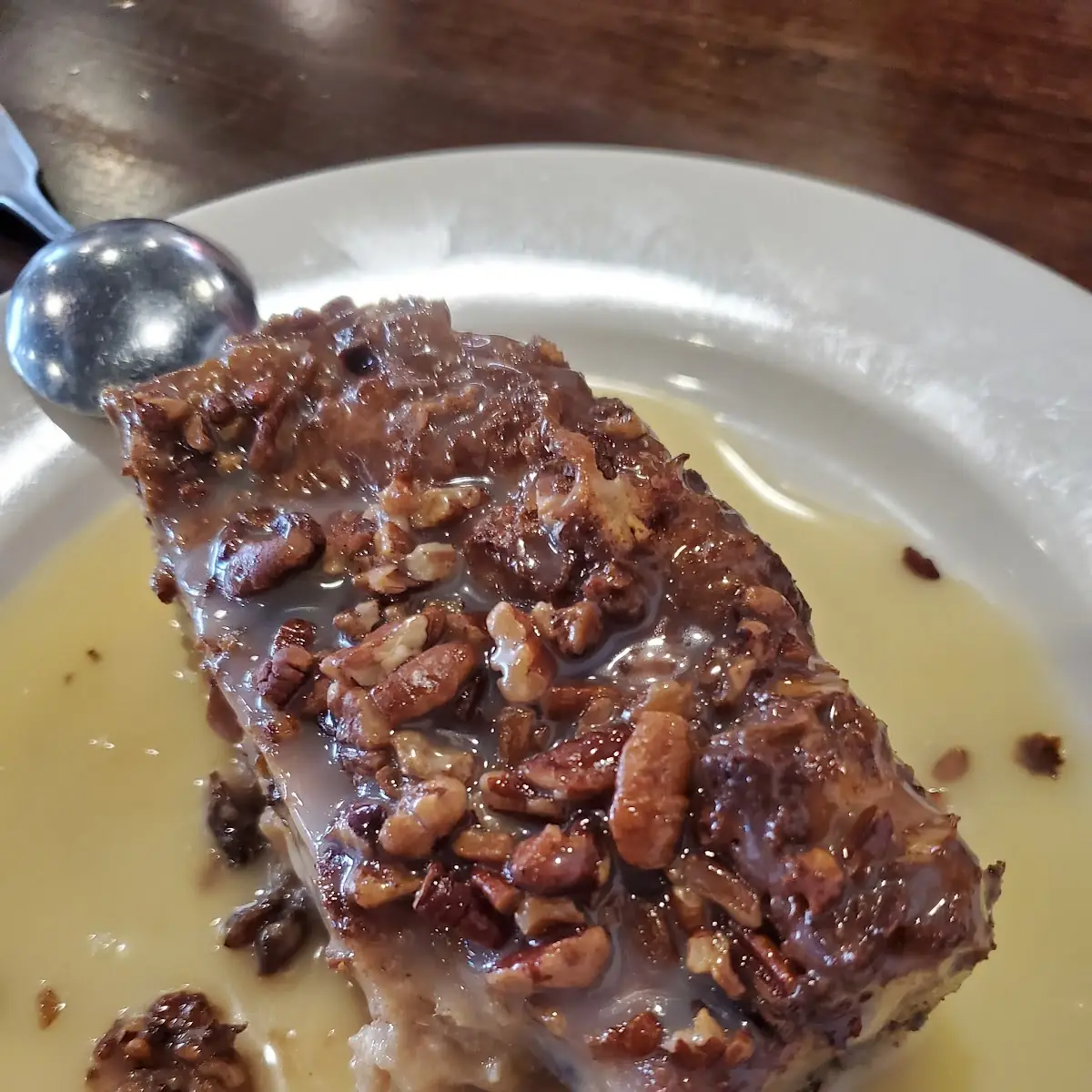 White Chocolate Bread Pudding