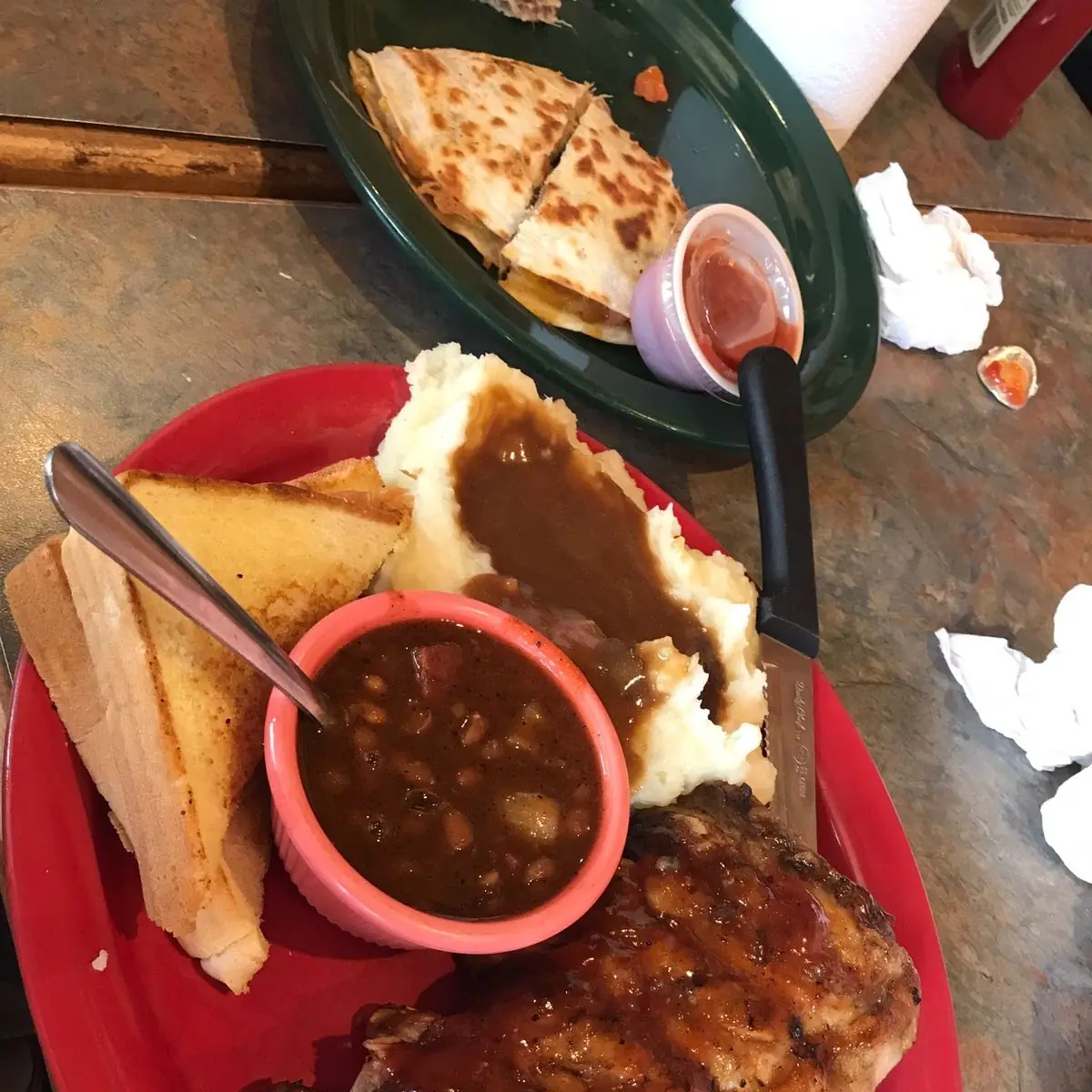 Baby Back Ribs and Baked Beans