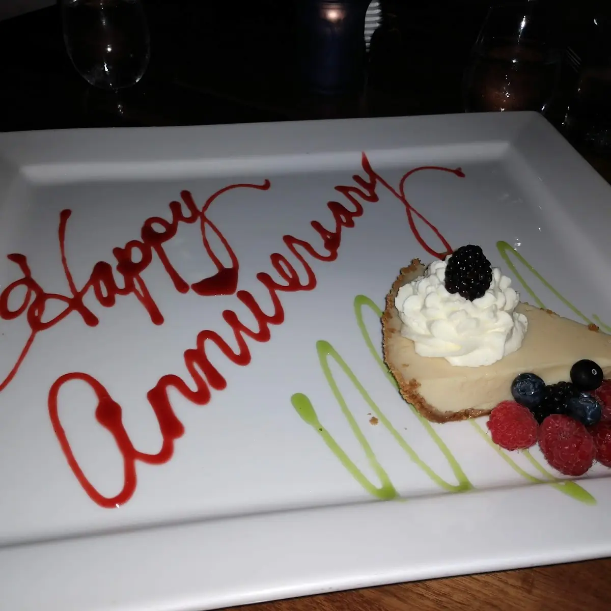 Key Lime Pie with Fresh Berries