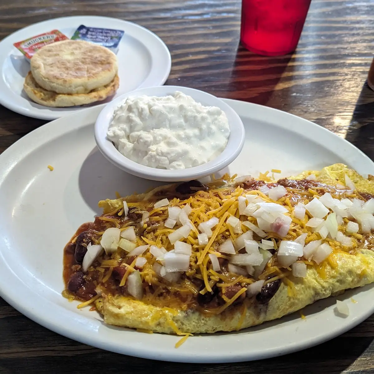 Chili Cheese Omelette