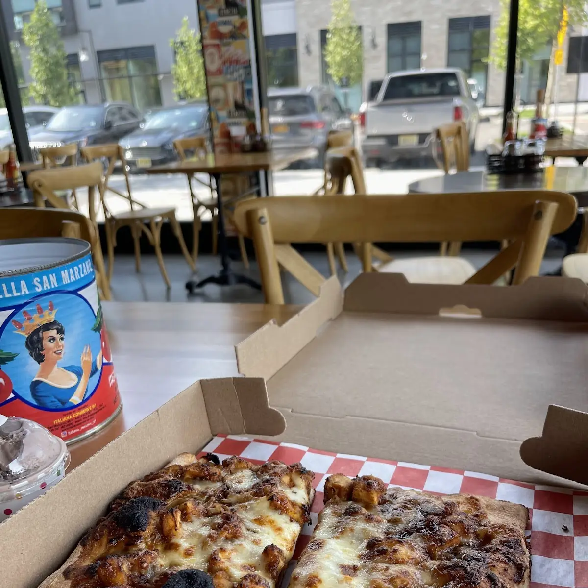 BBQ Chicken Pizza Slice