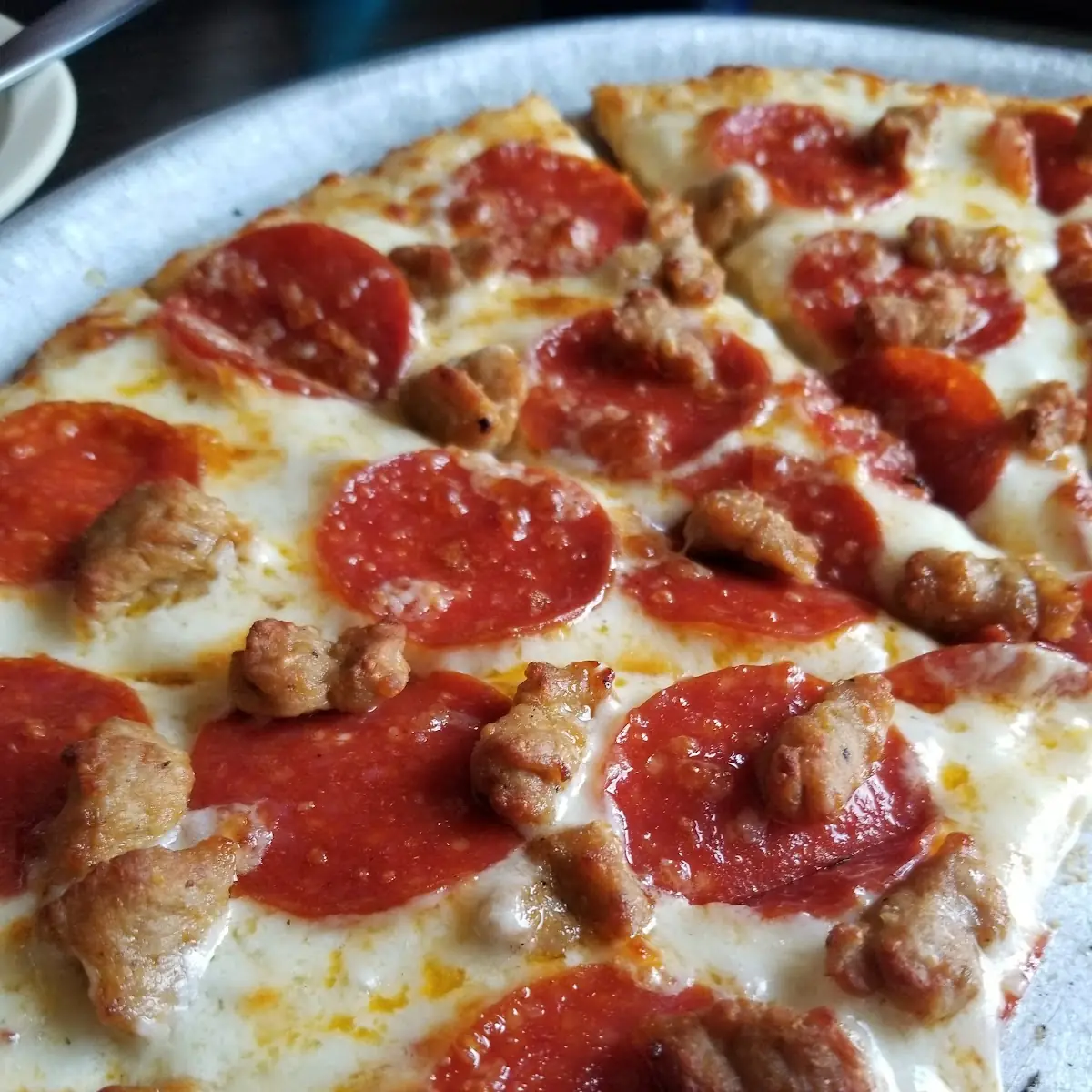 Pepperoni and Sausage Pizza