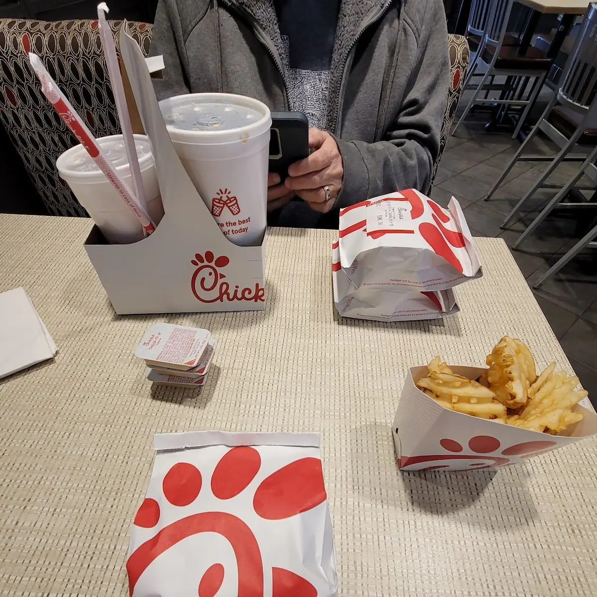Sandwich & Waffle Fries