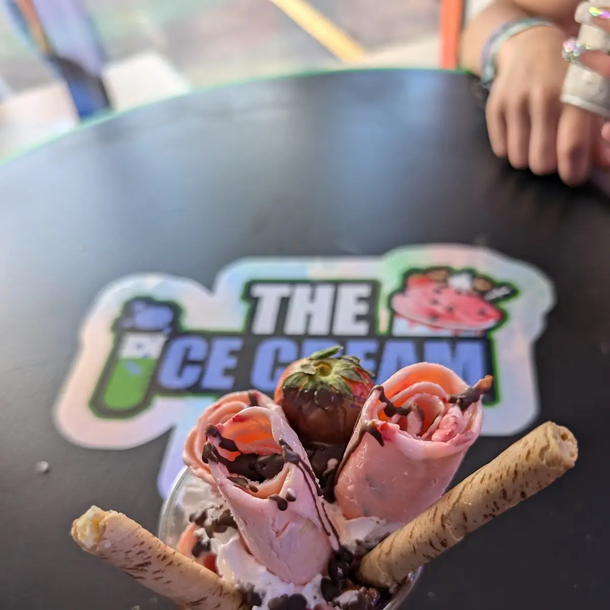 Chocolate Covered Strawberries Rolled Sunday