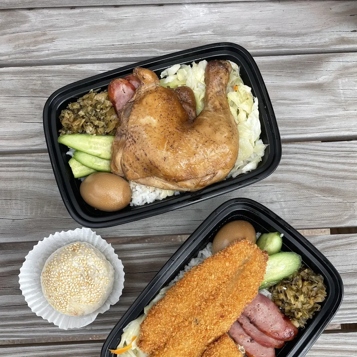 Fried Fish Fillet with Rice