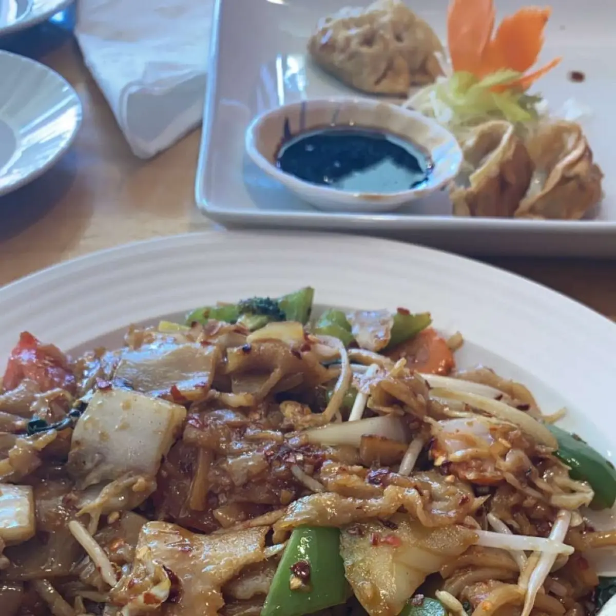 Chicken Noodle with Peanut Sauce