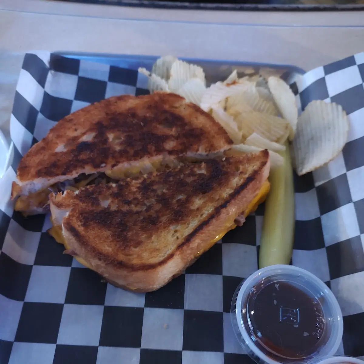 Grilled Cheese with Pulled Pork