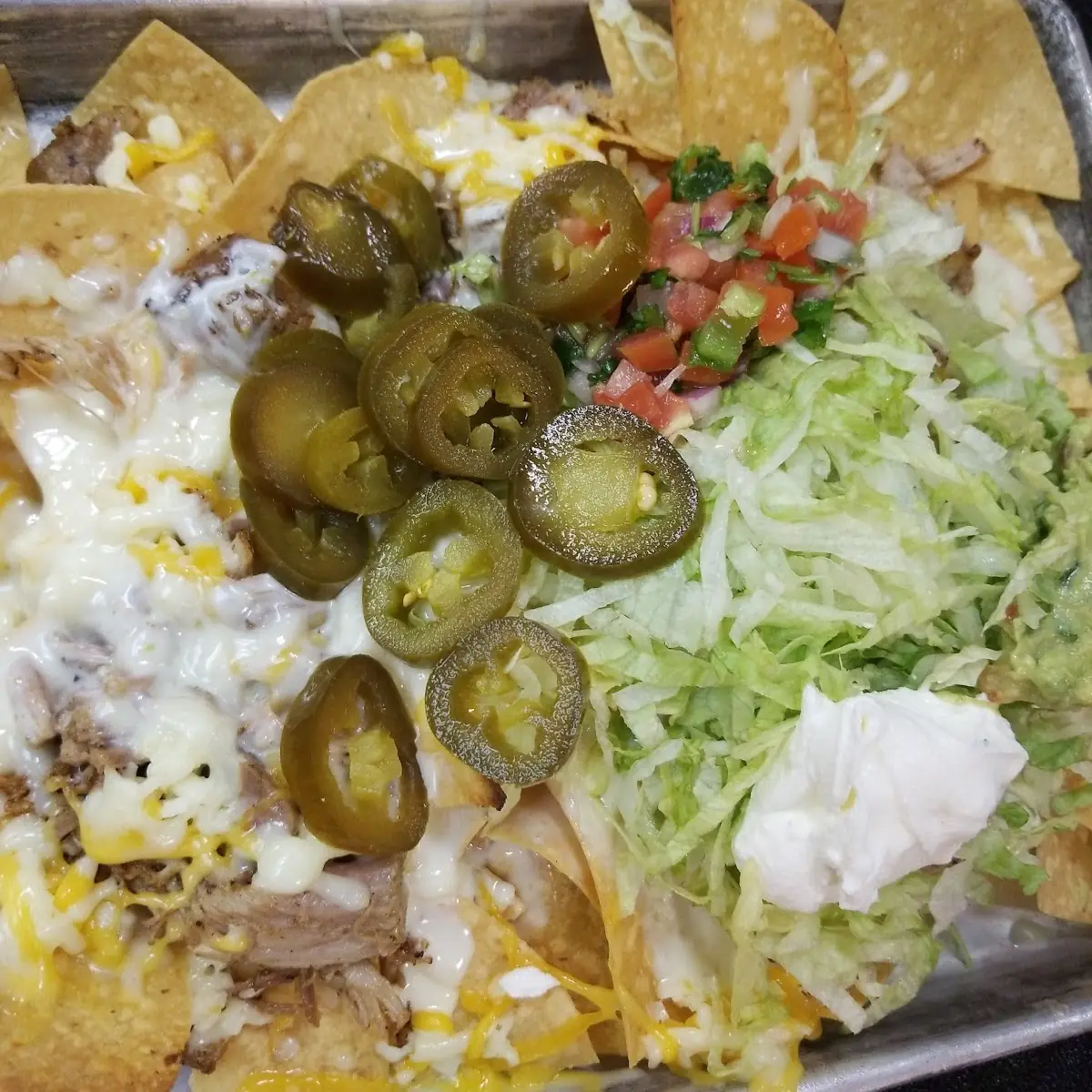 Carne Asada Nachos Steak