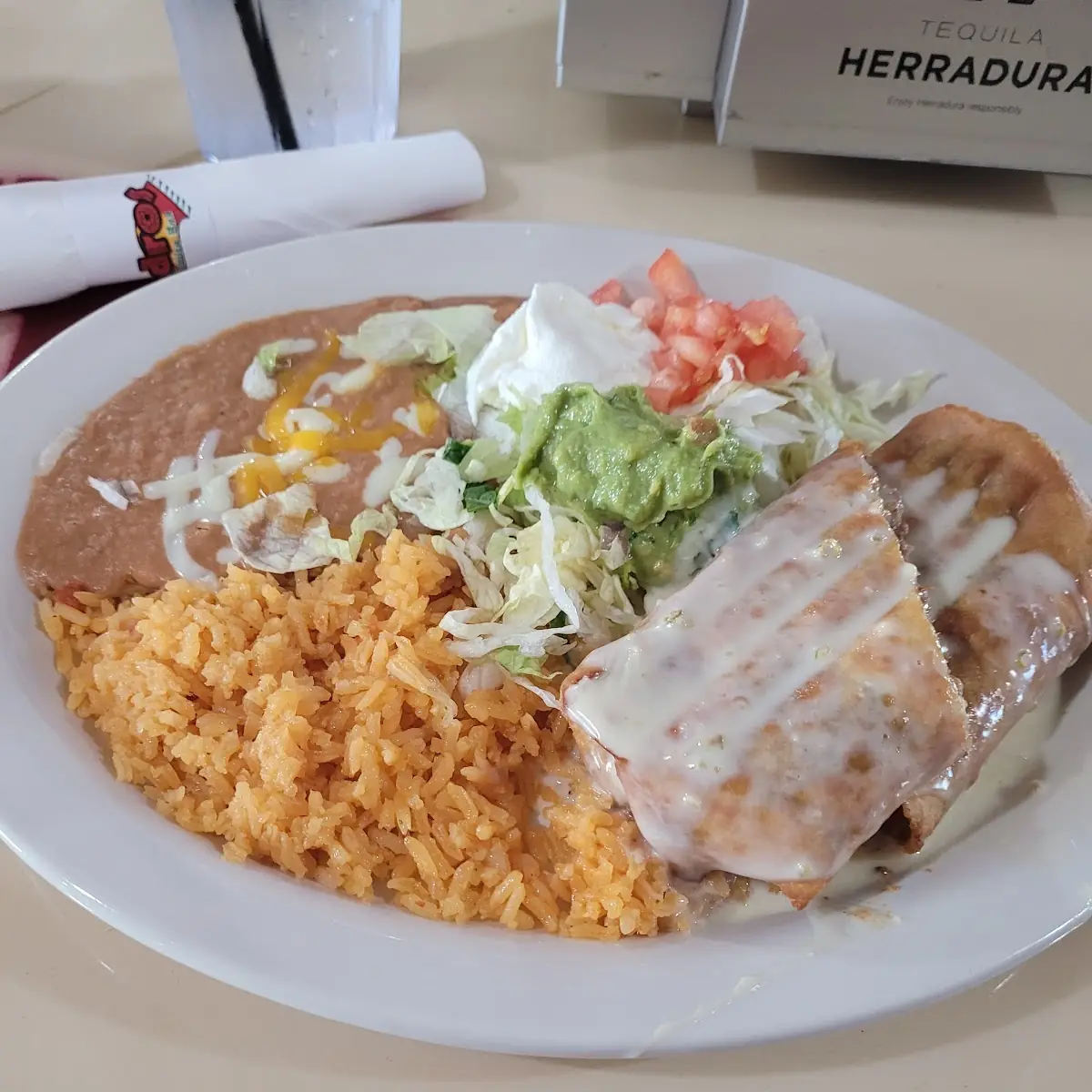 Kid's Enchilada Plate