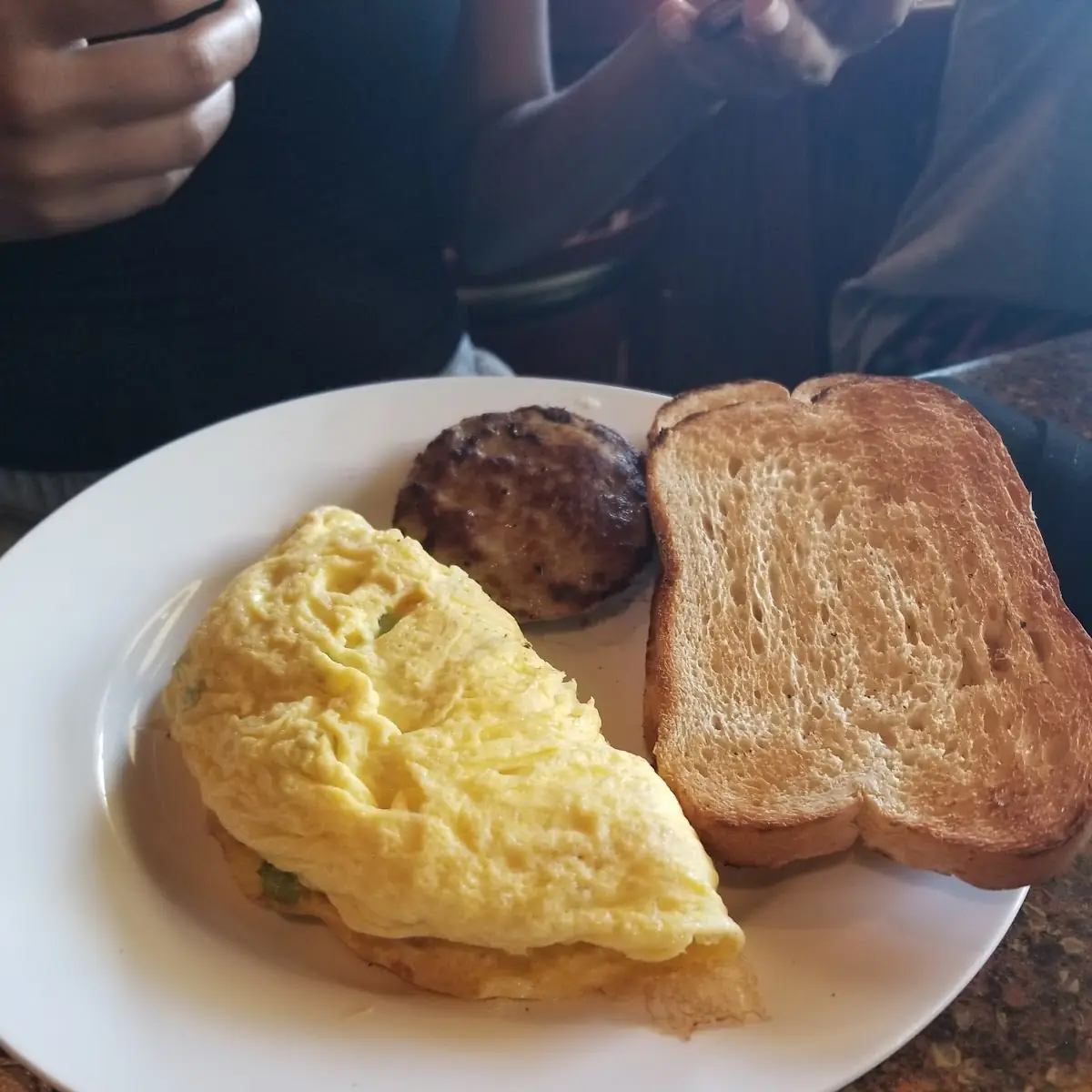 Eggs and Toasted English Muffin