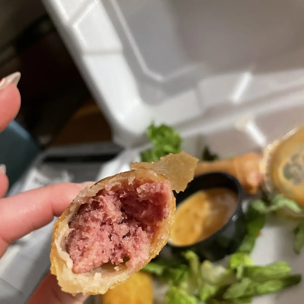 Reuben Egg Rolls