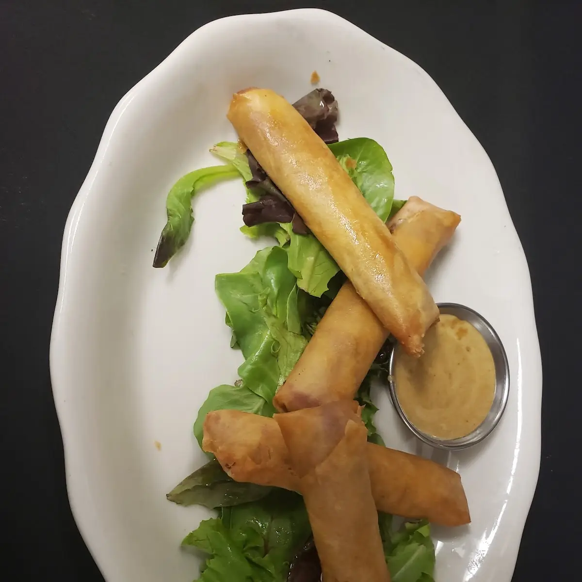 Reuben Spring Rolls