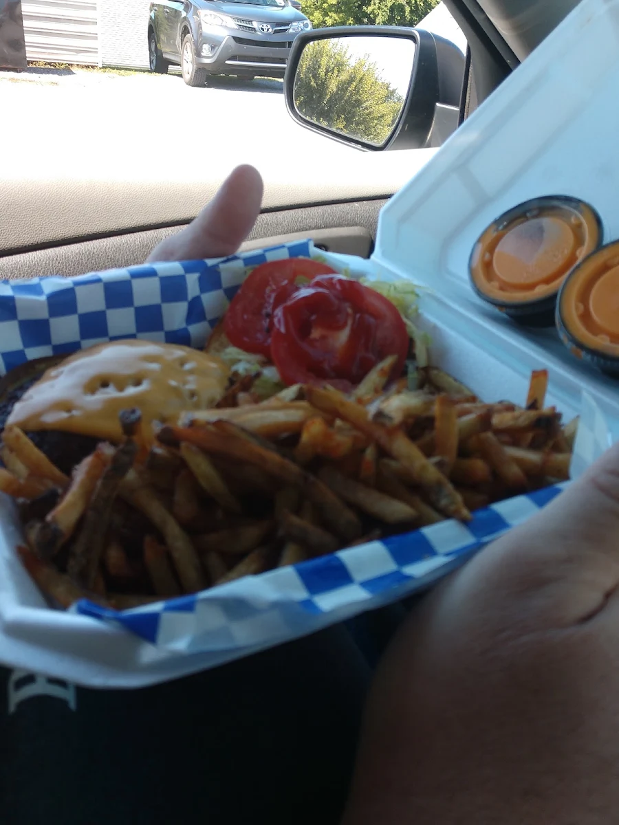 Cheeseburger and Fries Cut Fries