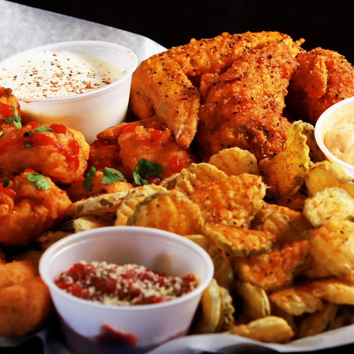 Sauce House Sampler Platter