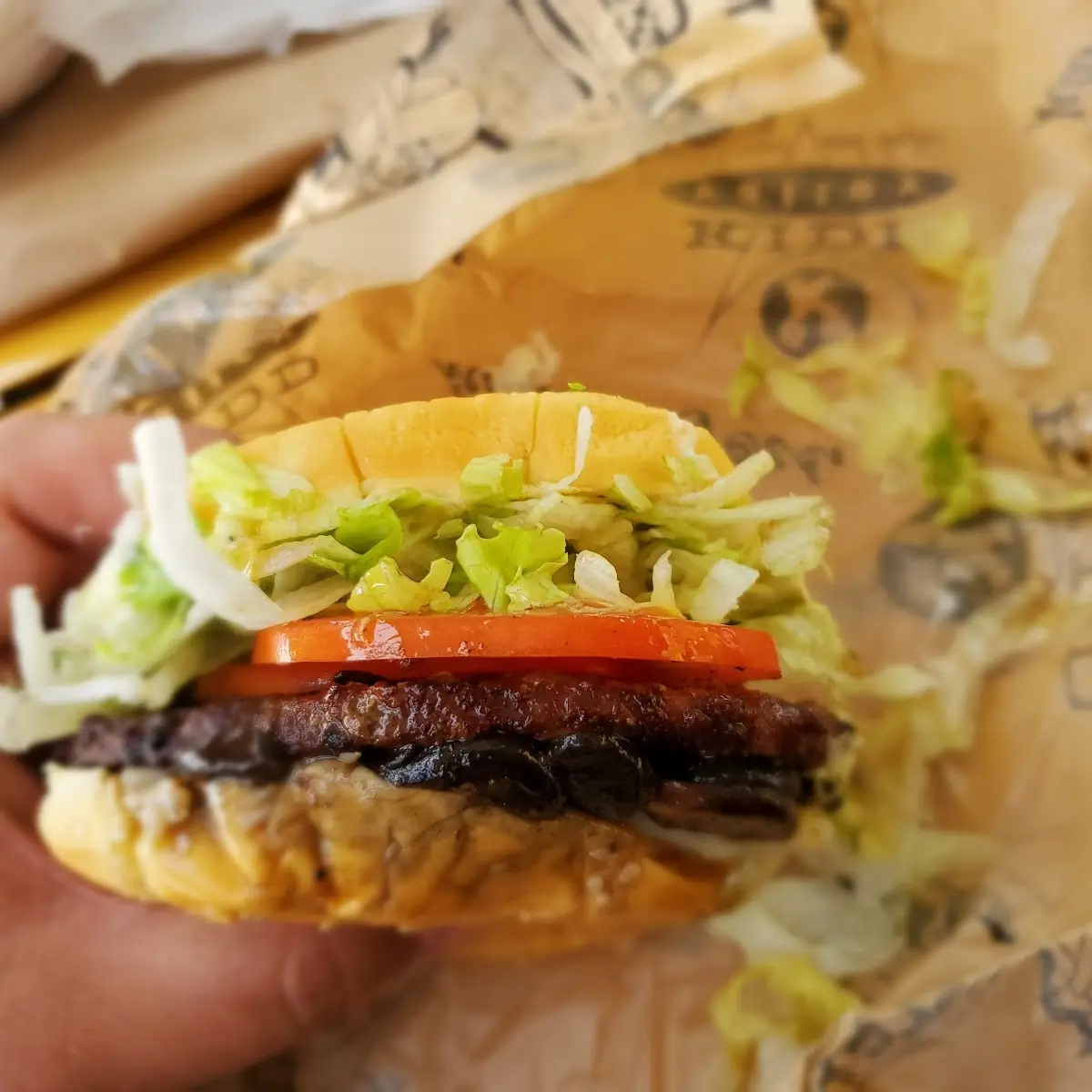 Mushroom Swiss Burger
