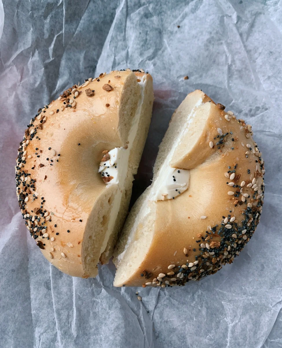 Everything Bagel with Cream Cheese