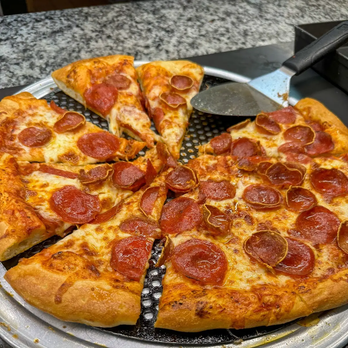 Stuffed Crust Pepperoni Pizza
