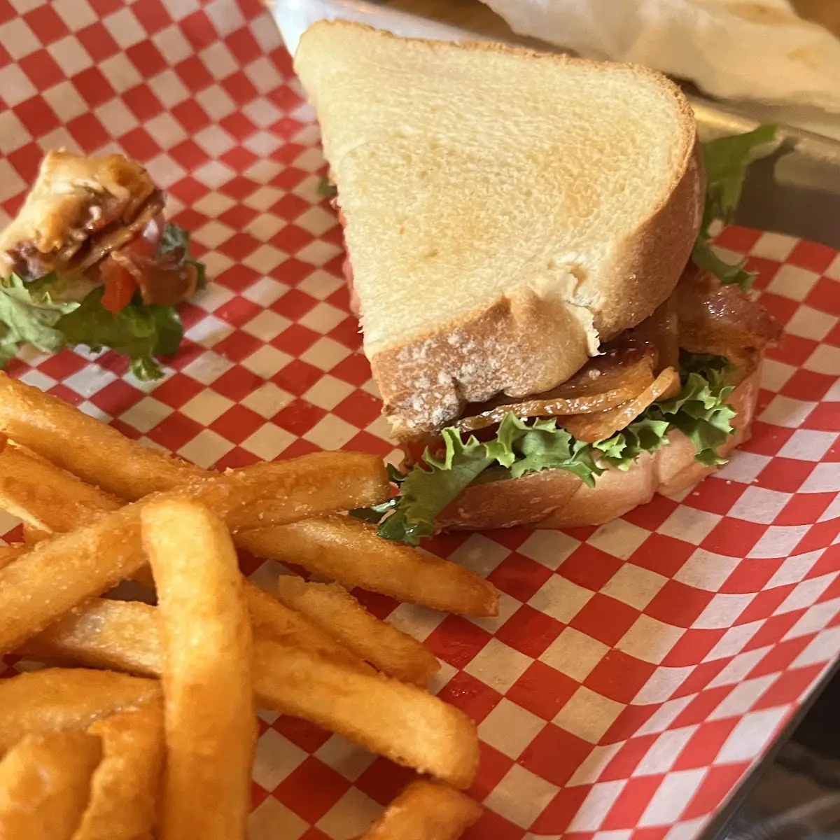 blt Sandwich and Fries