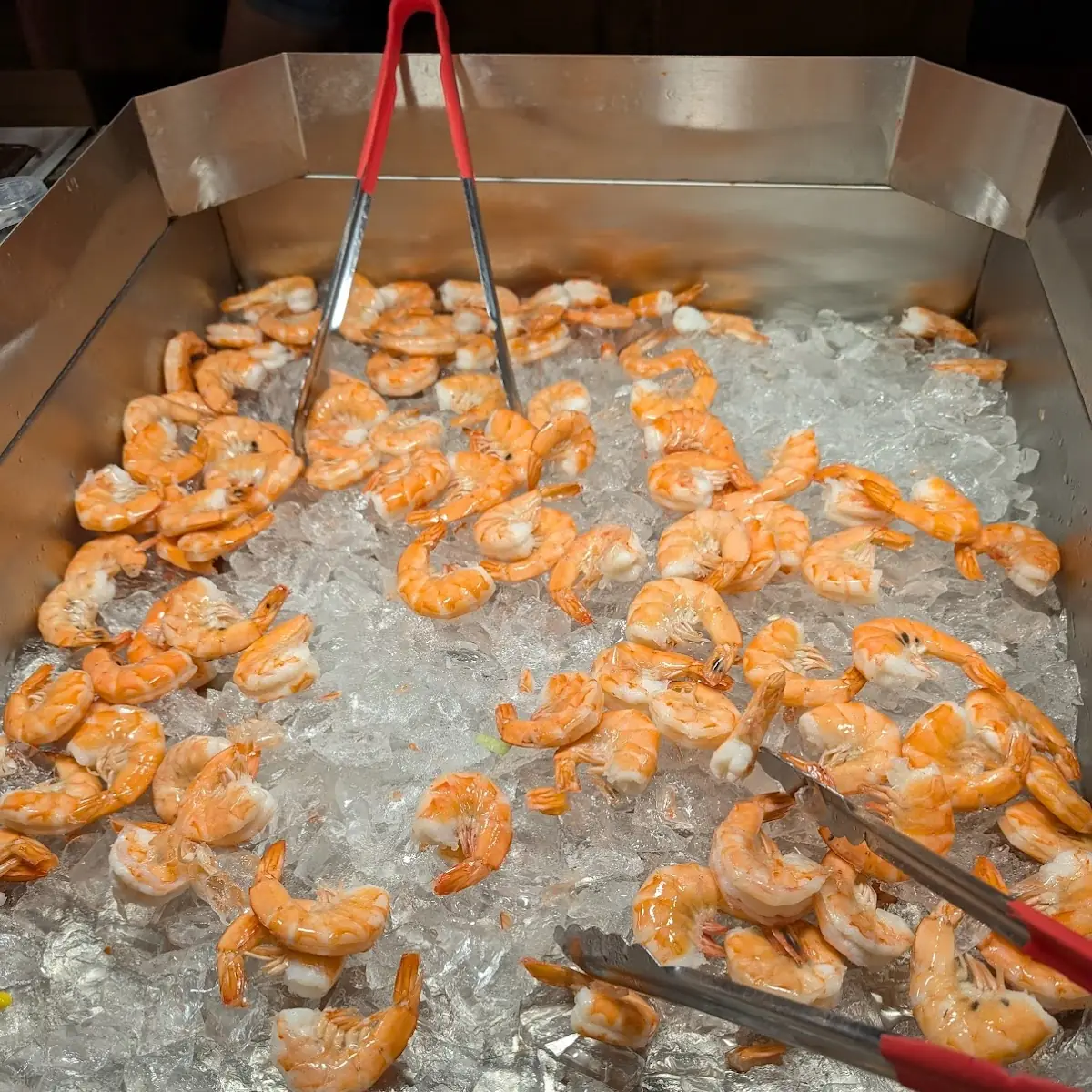 Boiled Shrimp on Ice