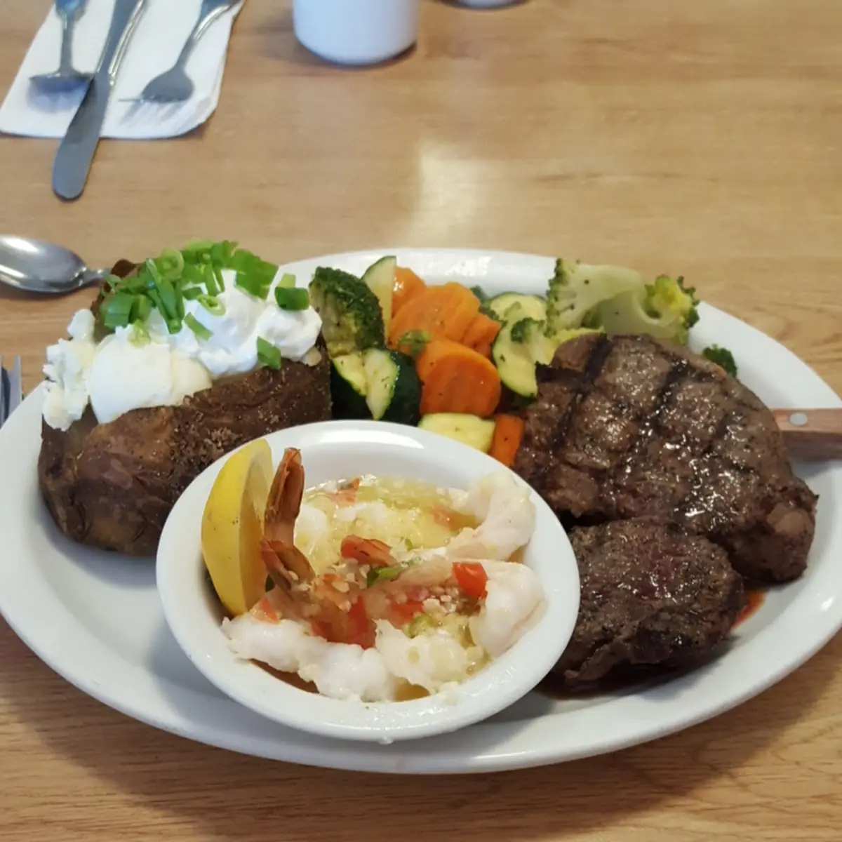 Two Eggs and Breakfast Steak