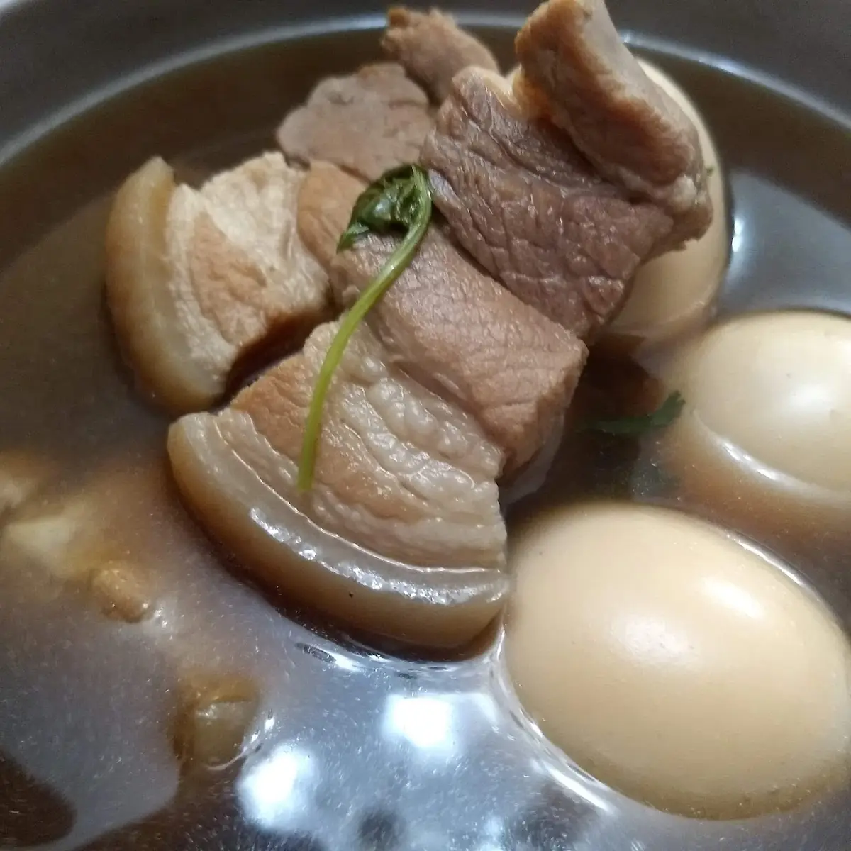 Thai Stewed Pork & Eggs With