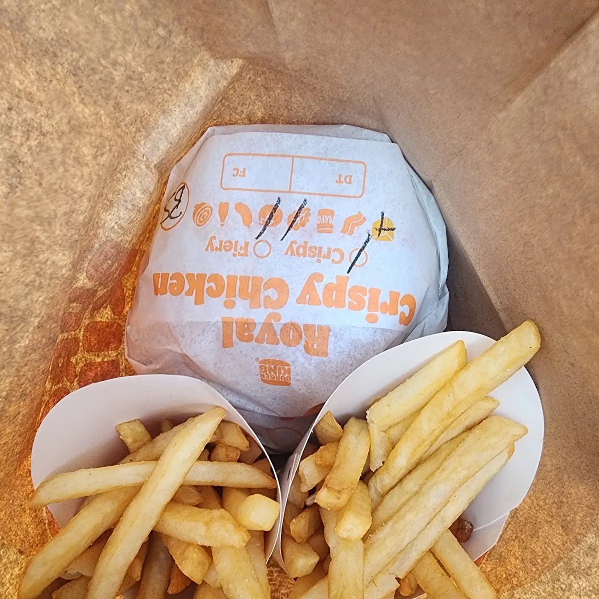 Royal Crispy Chicken Sandwich Combo