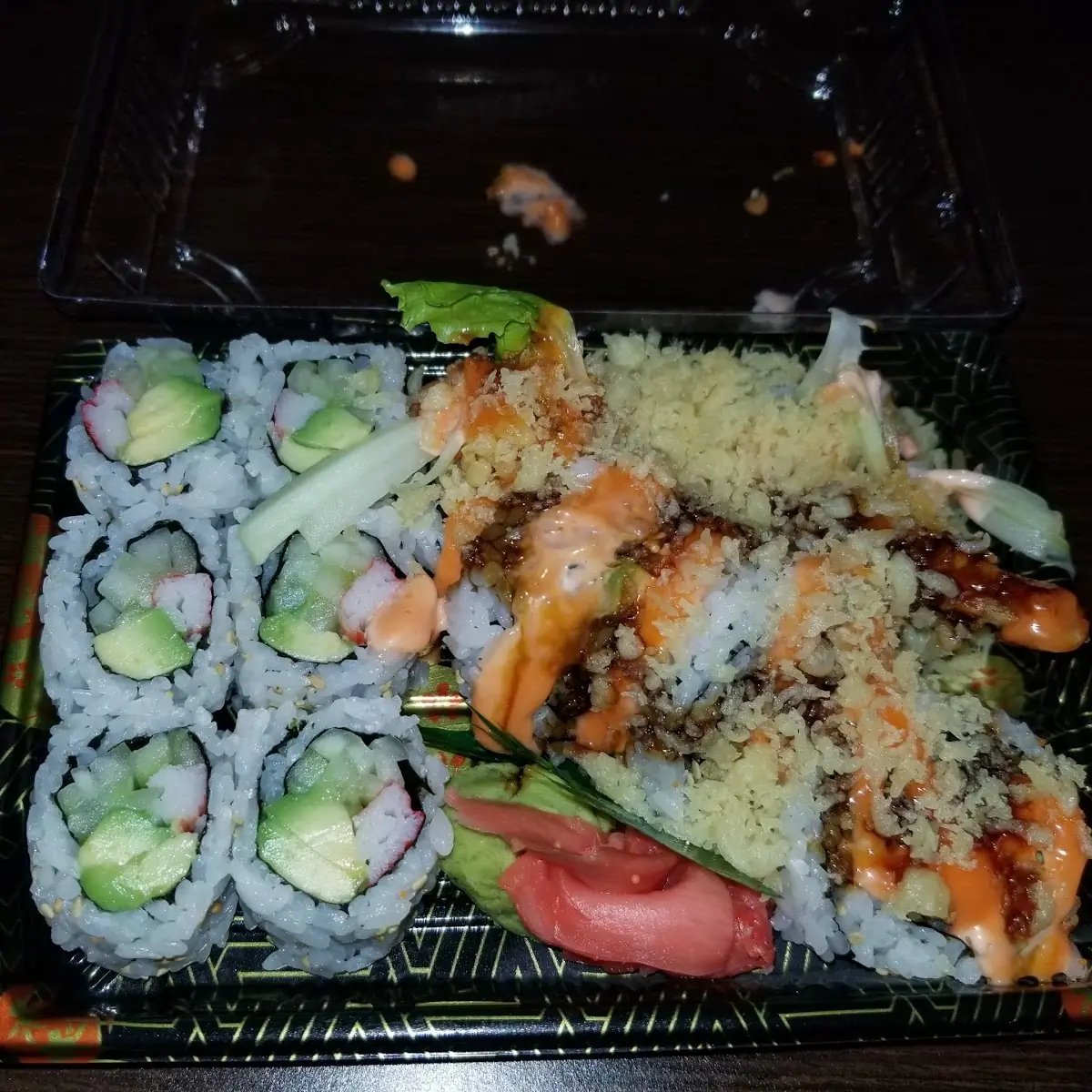 California Roll Shrimp Tempura Roll