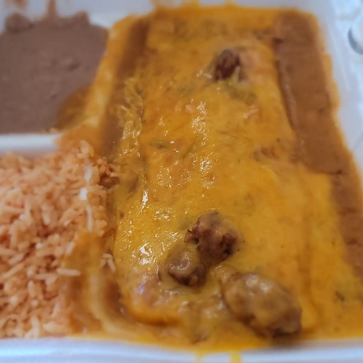 Smothered Chile Verde Burrito