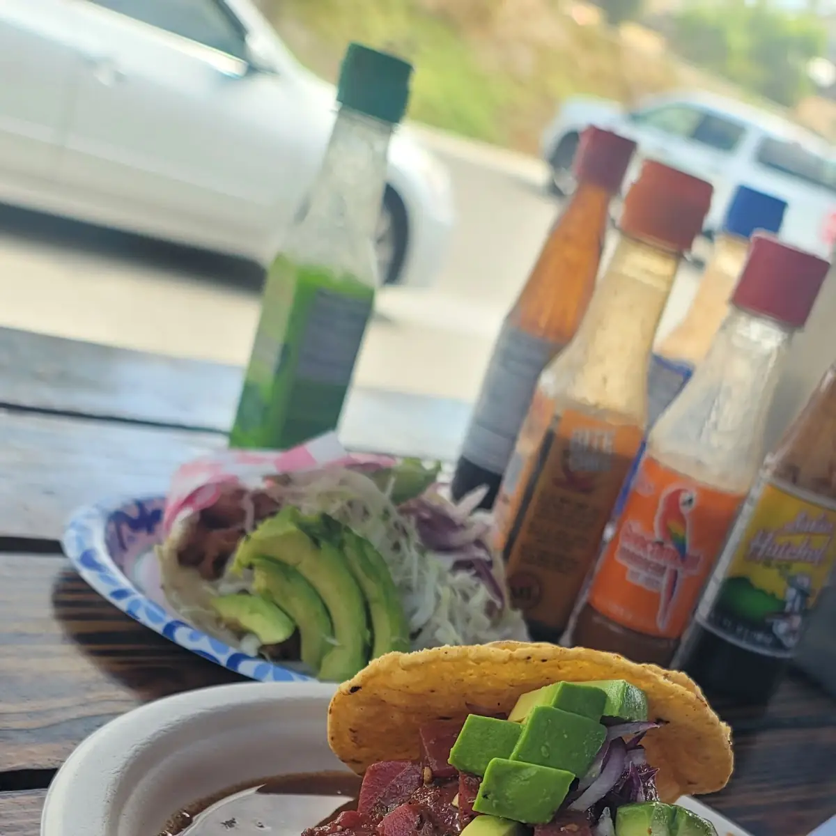 Spicy Tuna Tostada